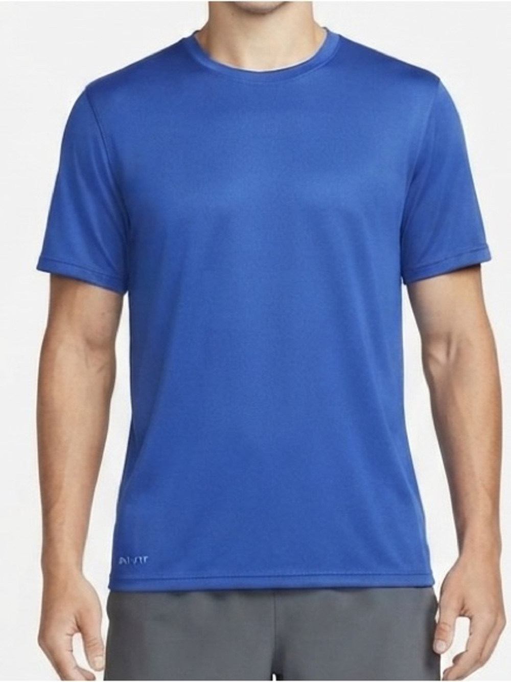 Nike Men's Blue Dri-FIT Performance Crew Neck Tee Size M